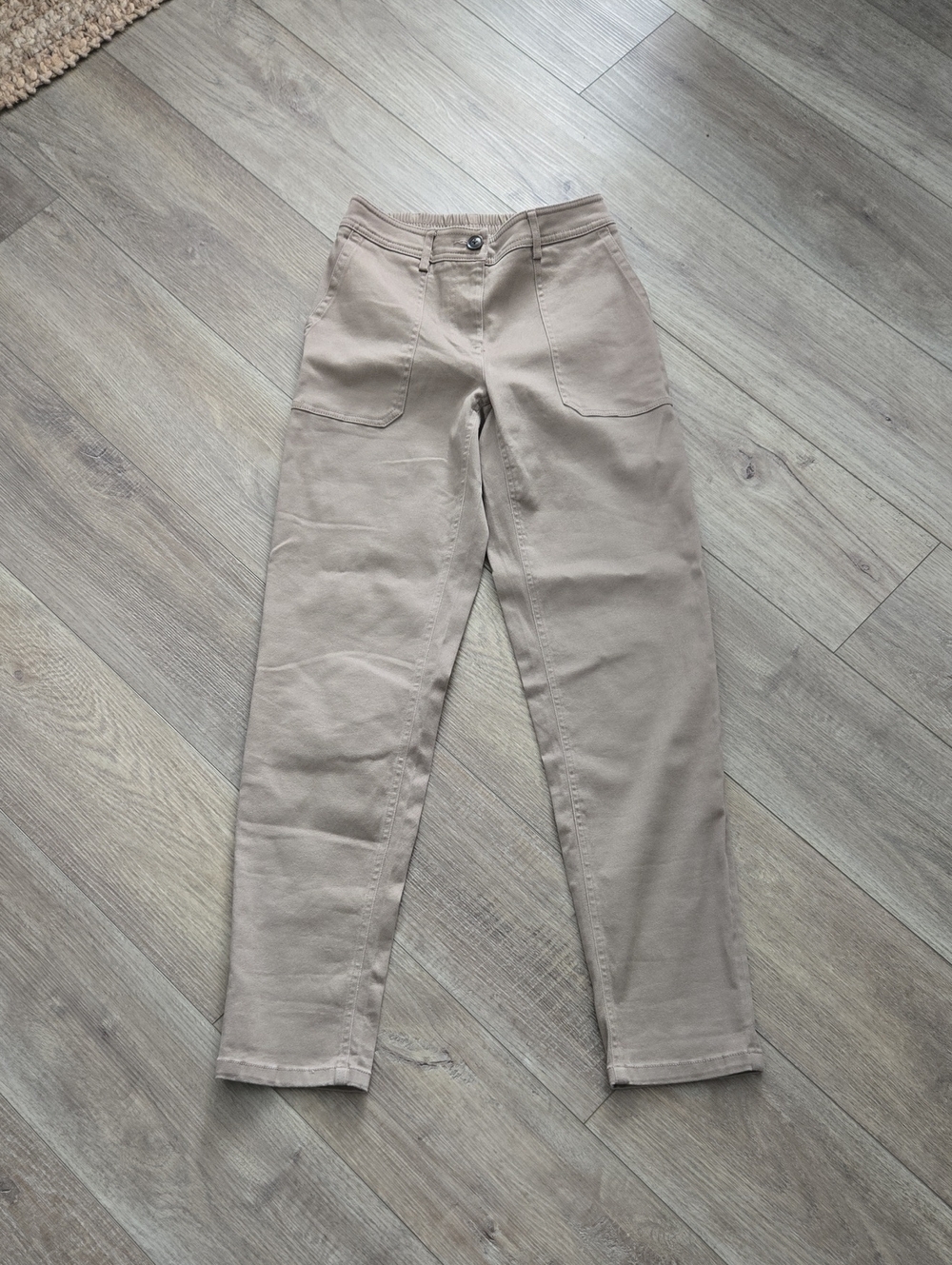 RW&CO. Straight Leg Women's Jeans/Trousers in Taupe Beige Size XS